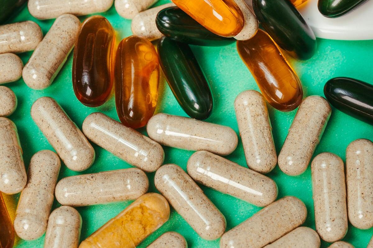 Saw palmetto supplement capsules used for prostate and urinary health